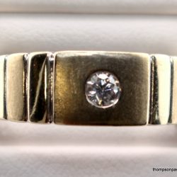14K White Gold Diamond Ring