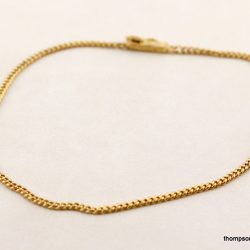 14k yellow gold 7" bracelet